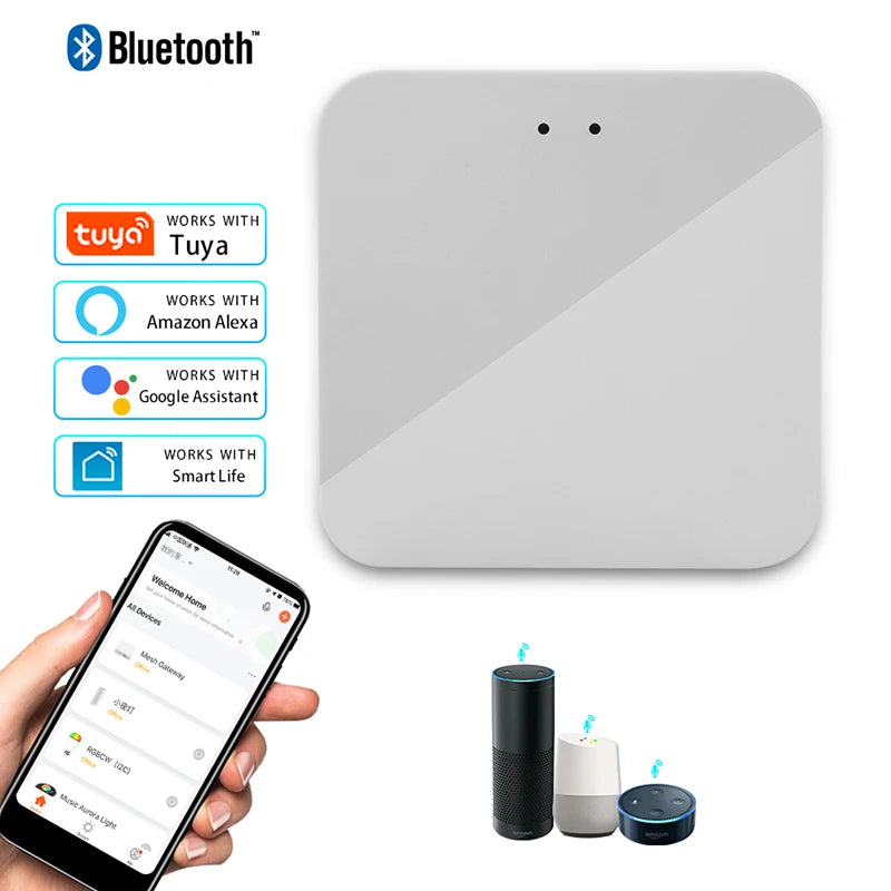 Tuya Smart Multi Mode Gateway / Bluetooth Gateway Hub Bridge Smart Home Control Smart Life APP Alexa Google Home Voice Control