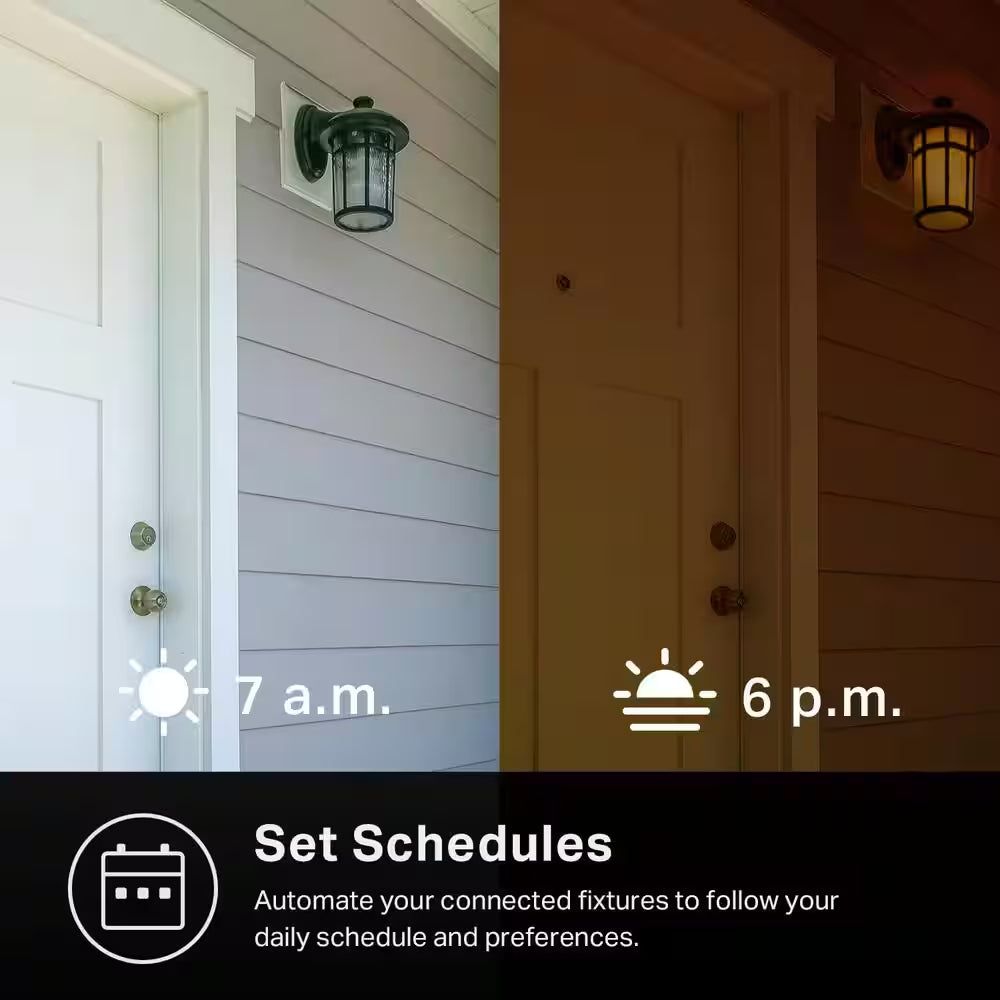15 Amp Smart Light Switch Single-Pole 1-Way Light Switch with Alexa and Google Home in White (1 Pack)